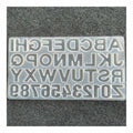 Alphabet & Number Silicone Keychain Mold