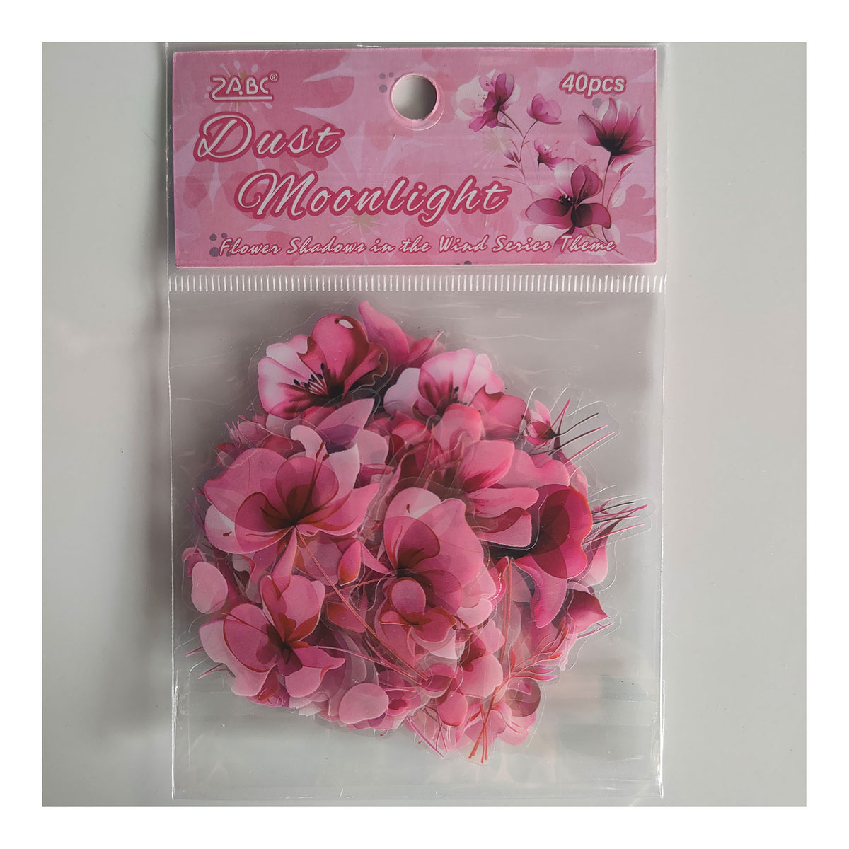 3D Flower Stickers (40pcs)