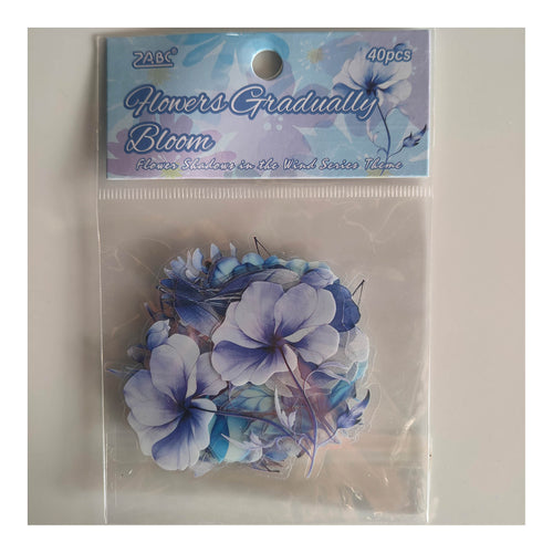 3D Flower Stickers (40pcs)