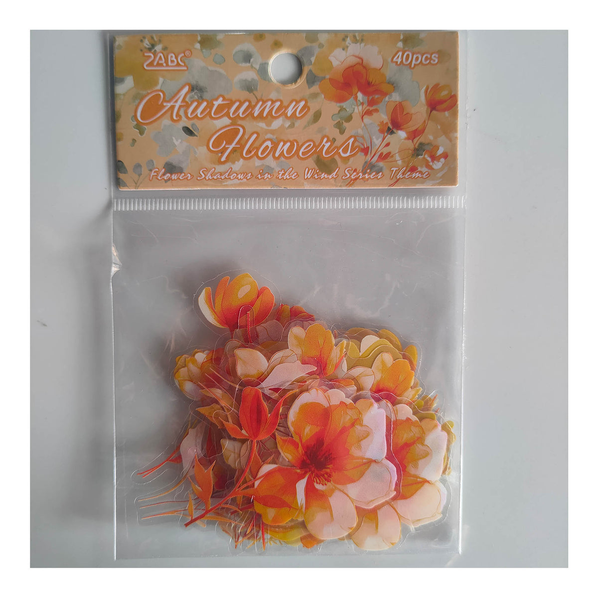 3D Flower Stickers (40pcs)
