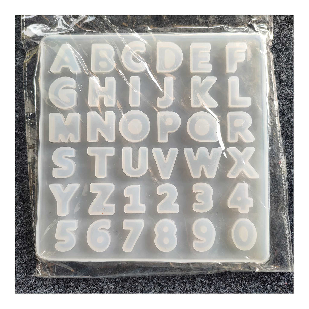 Small Alphabet & Number Mold