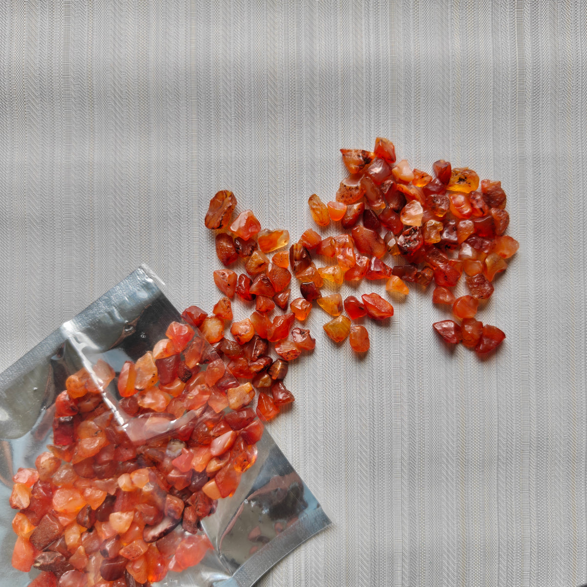 Amber Natural Crushed Crystal & Agate Gemstone (150 Grams)