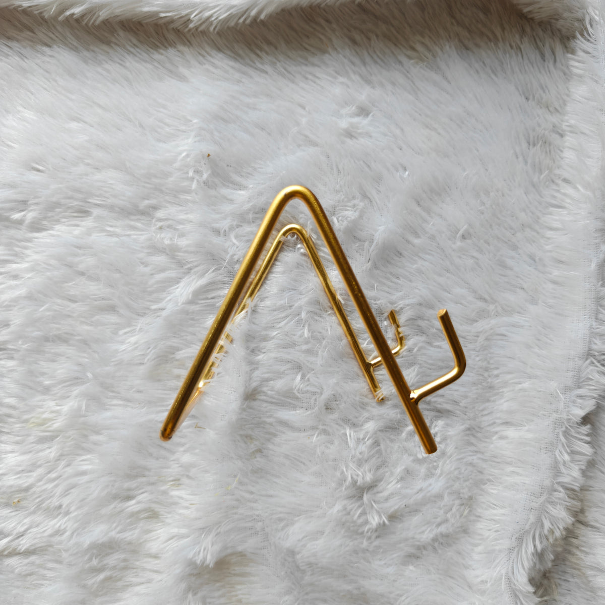 4-Inch Gold Metal Easel Display Stand