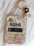 Custom Resin Spotify Music Code Keychain