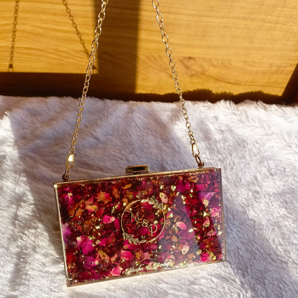 Custom Handcrafted Resin Clutch