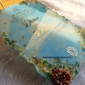 Custom Handcrafted Resin Agate Wedding & Event Invitation Plaque