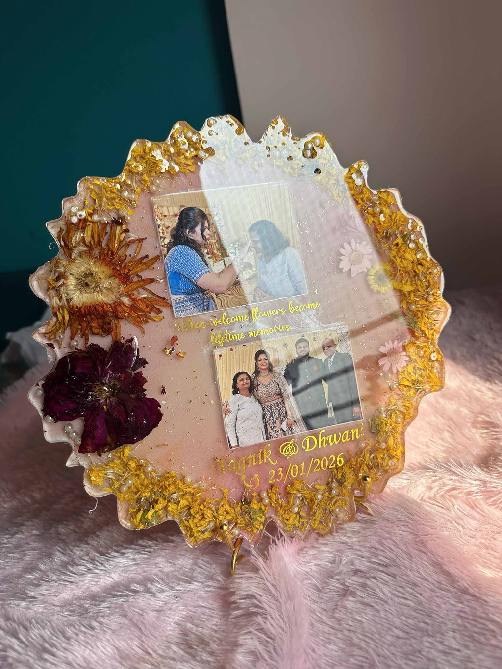 Custom Resin Agate Keepsake & Mantra Frames