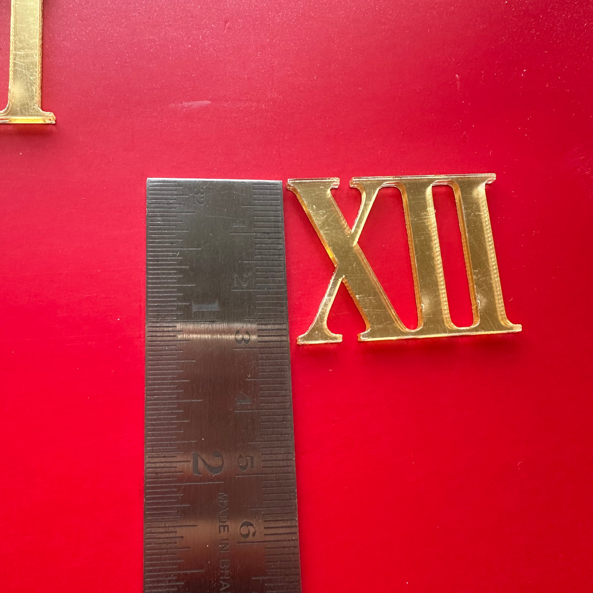 4 Acrylic Roman with 8 Stickes (B)